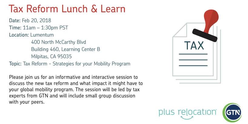 Tax Reform Lunch and Learn
